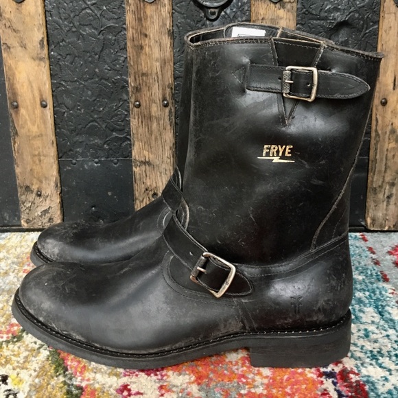 frye men's stone engineer boot